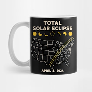 Total Solar Eclipse April 8 2024 Mug